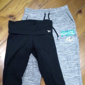 Vs pink leggings and lounge bundle